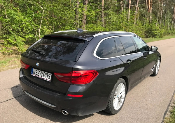 BMW Seria 5 cena 102000 przebieg: 184000, rok produkcji 2017 z Wąbrzeźno małe 46